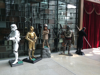 Illustration for article titled Robots, Modern Art, Star Wars Collide in Beijing's Glass Pyramid